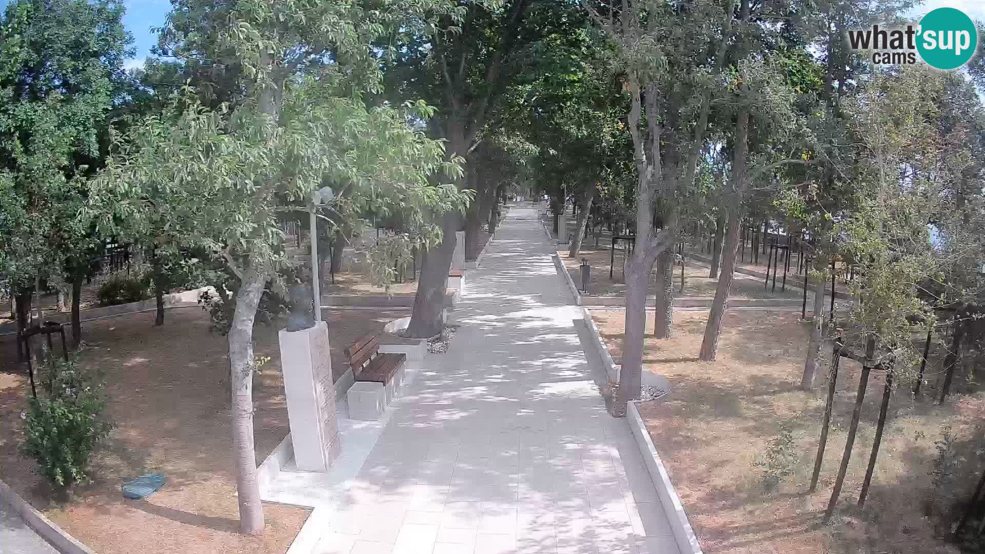 Writers’ Park Webcam Senj – Live by the Sea