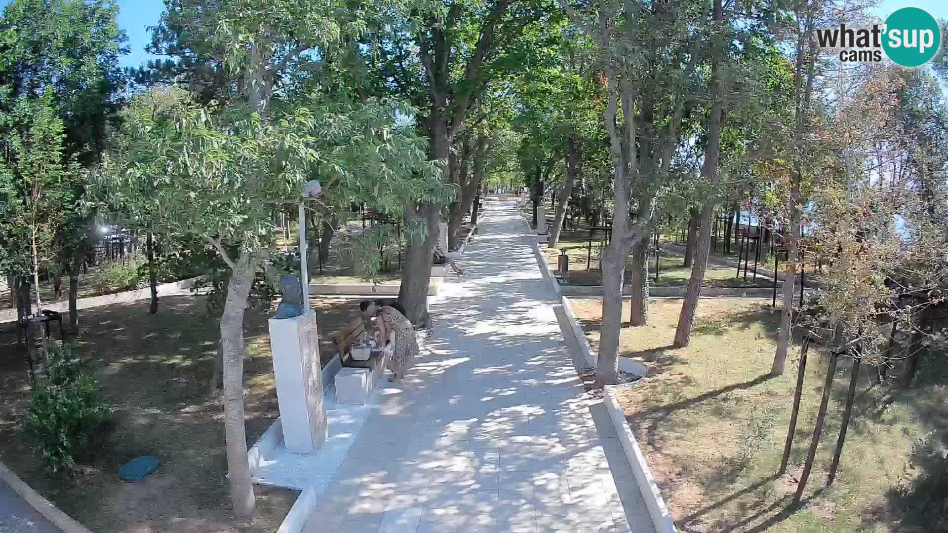 Writers’ Park Webcam Senj – Live by the Sea
