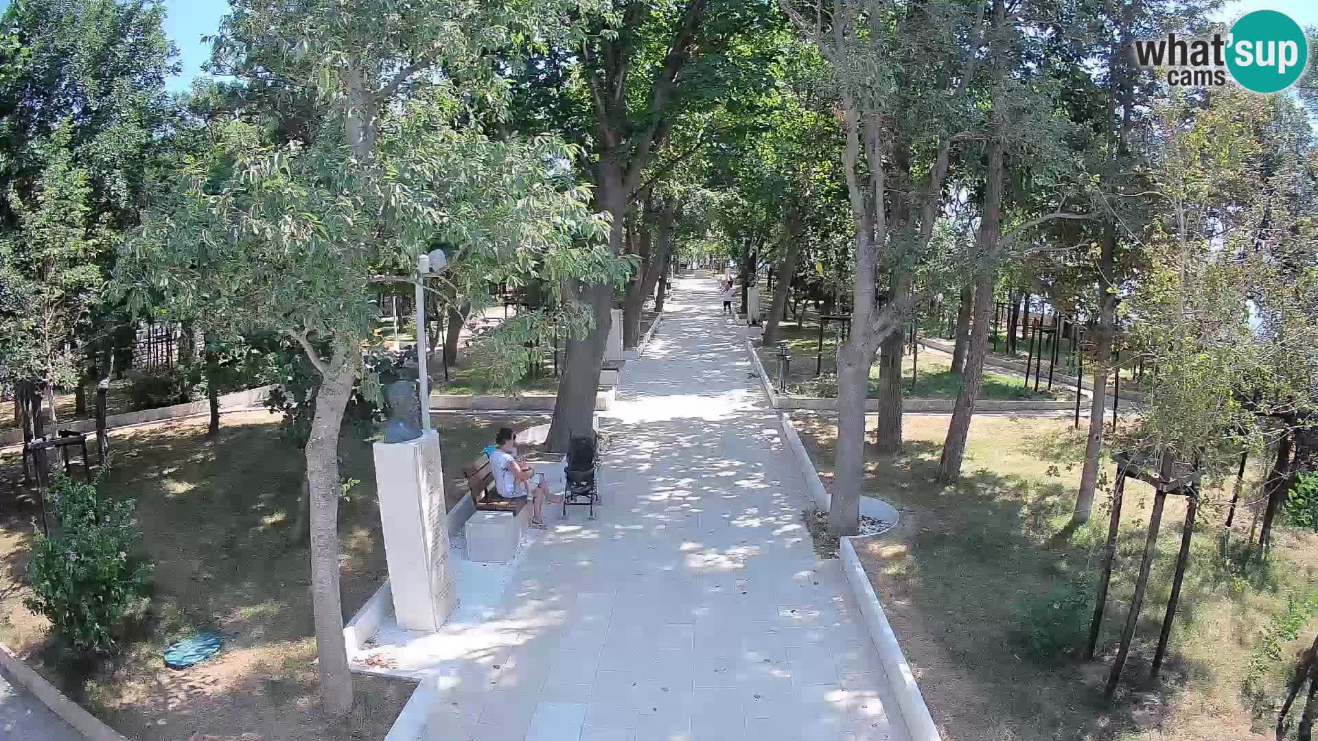Writers’ Park Webcam Senj – Live by the Sea