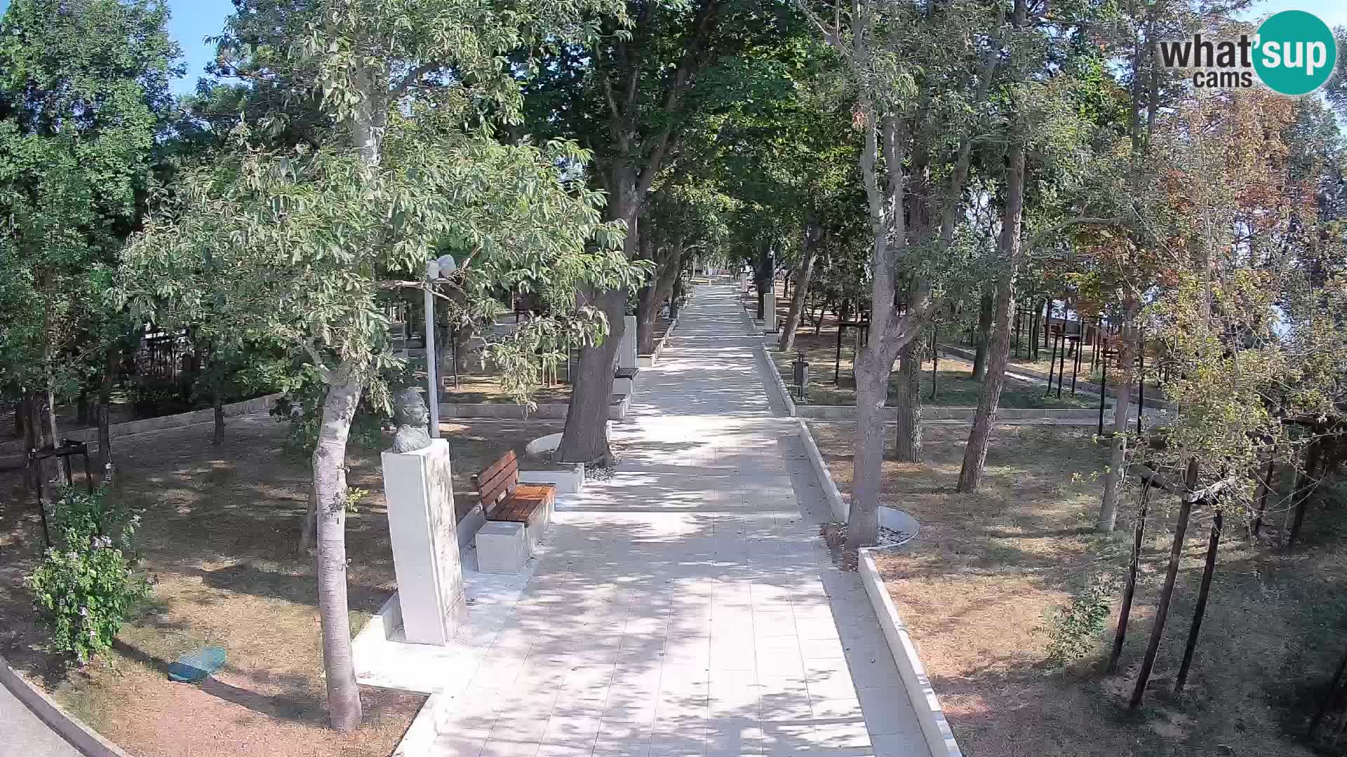 Writers’ Park Webcam Senj – Live by the Sea