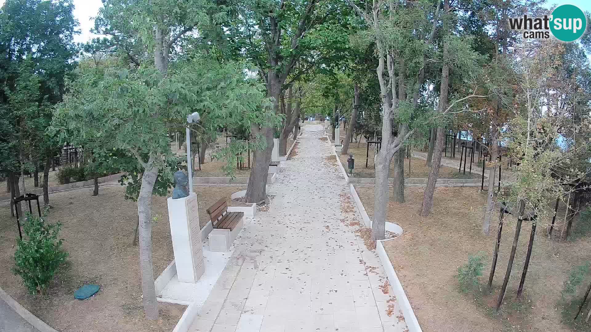 Writers’ Park Webcam Senj – Live by the Sea