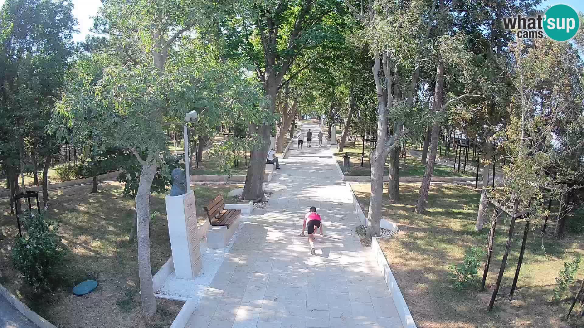 Writers’ Park Webcam Senj – Live by the Sea