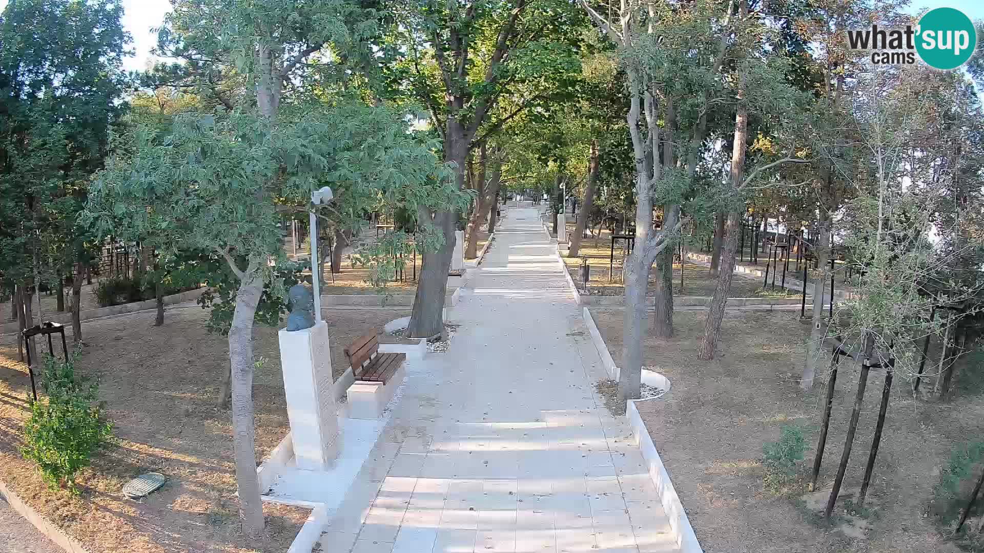 Writers’ Park Webcam Senj – Live by the Sea