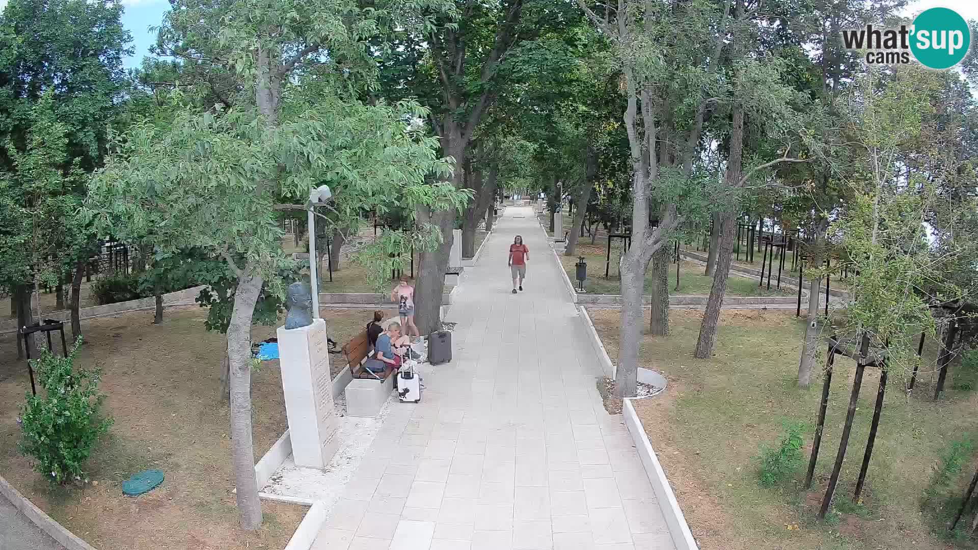 Writers’ Park Webcam Senj – Live by the Sea