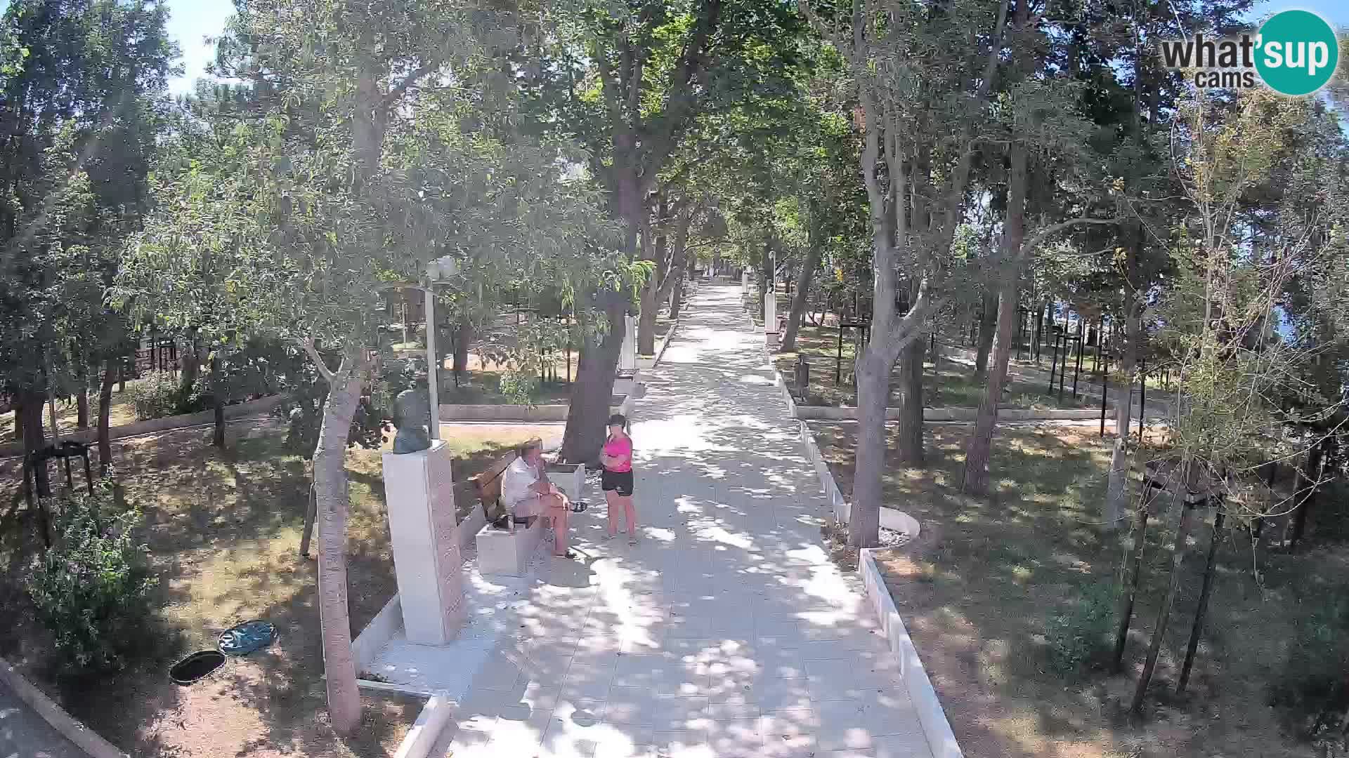 Webcam Schriftstellerpark Senj – Live am Meer