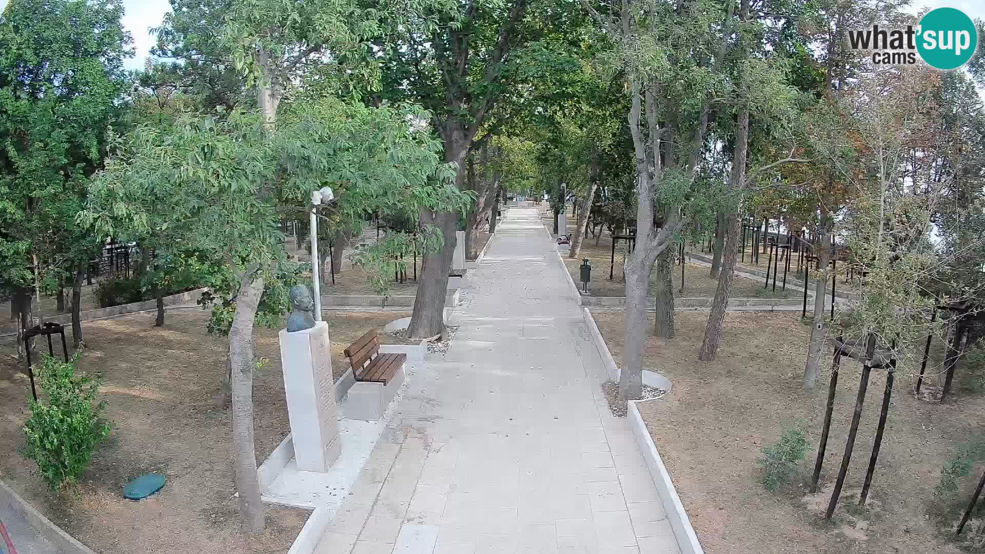 Writers’ Park Webcam Senj – Live by the Sea