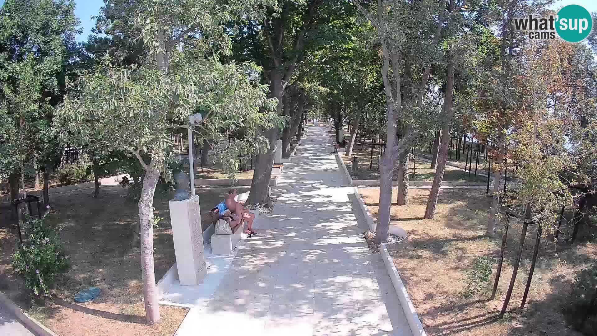 Writers’ Park Webcam Senj – Live by the Sea