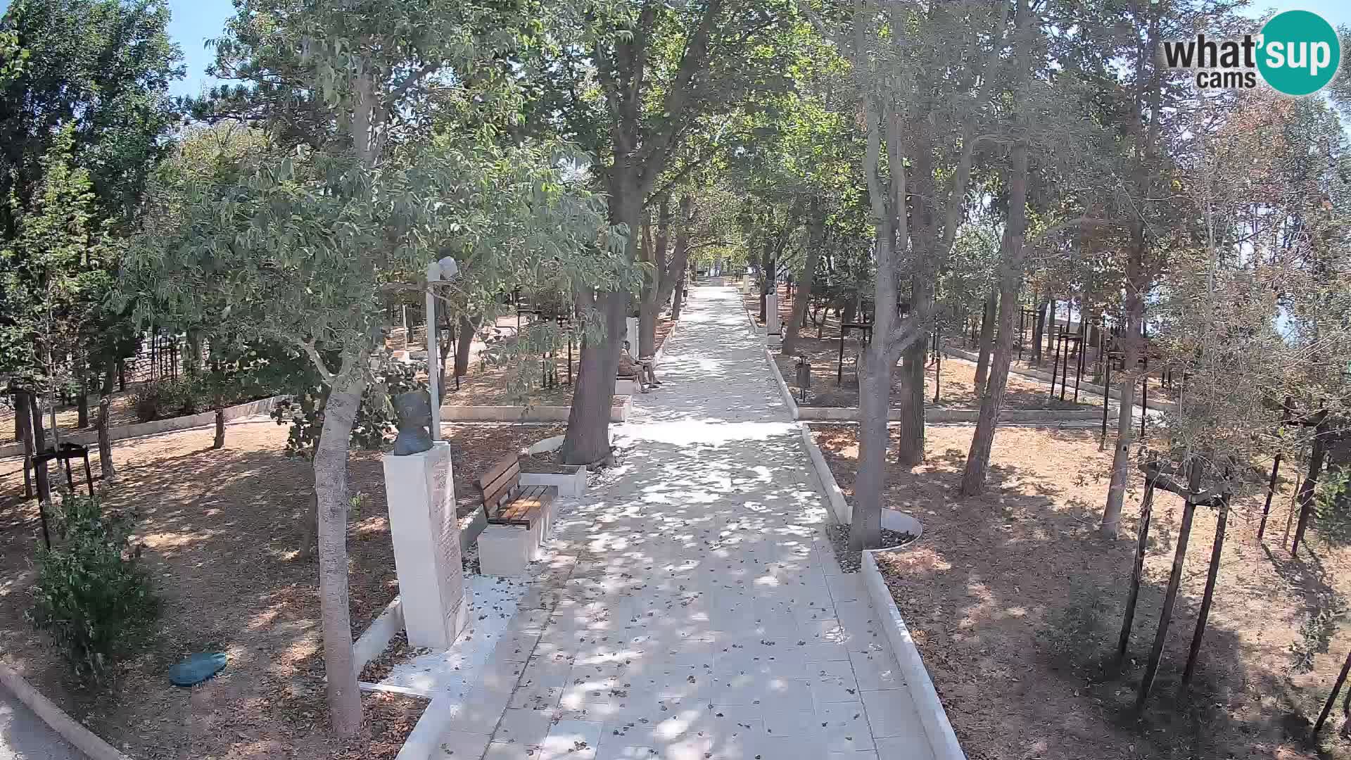 Webcam Schriftstellerpark Senj – Live am Meer