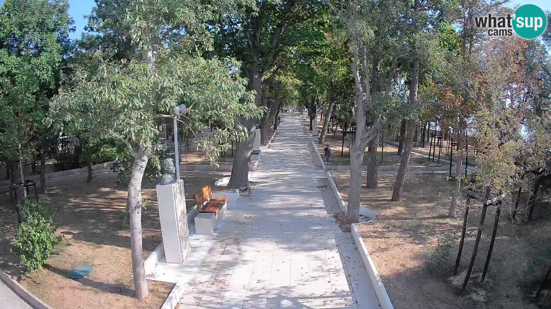 Writers’ Park Webcam Senj – Live by the Sea