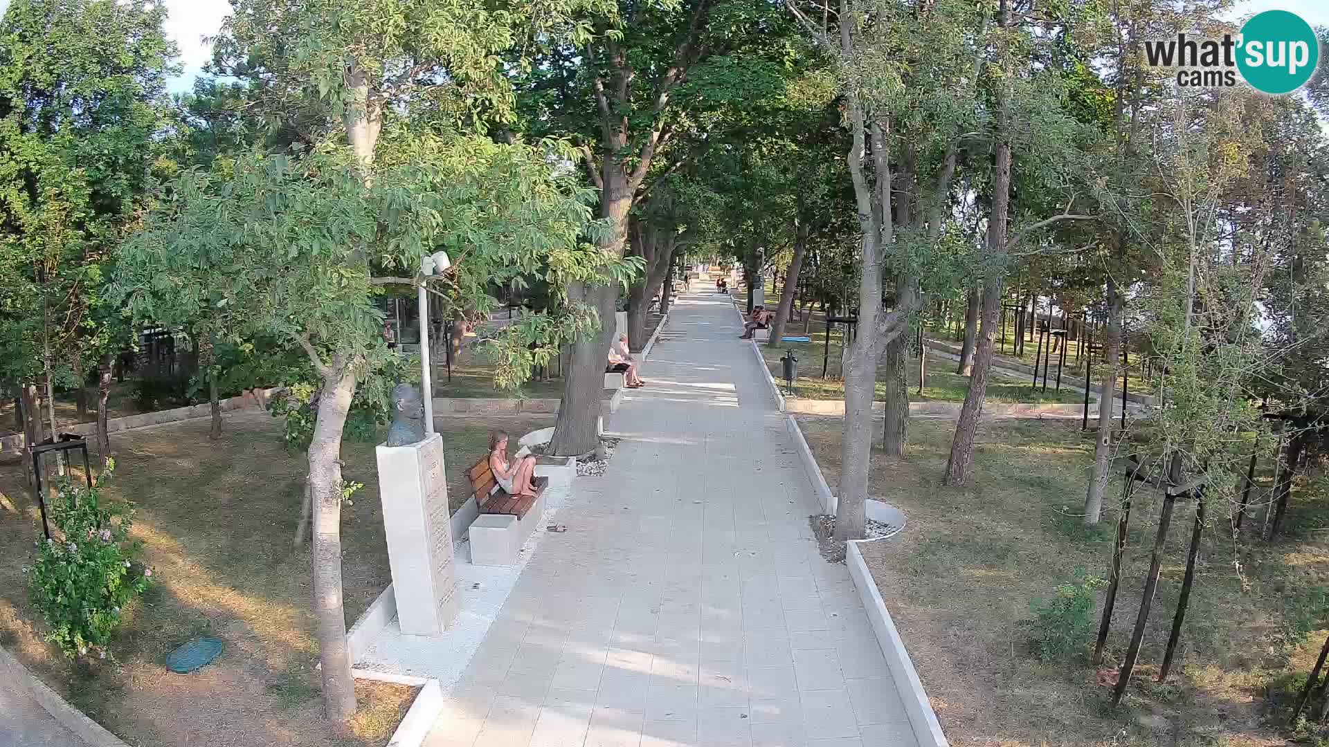 Writers’ Park Webcam Senj – Live by the Sea