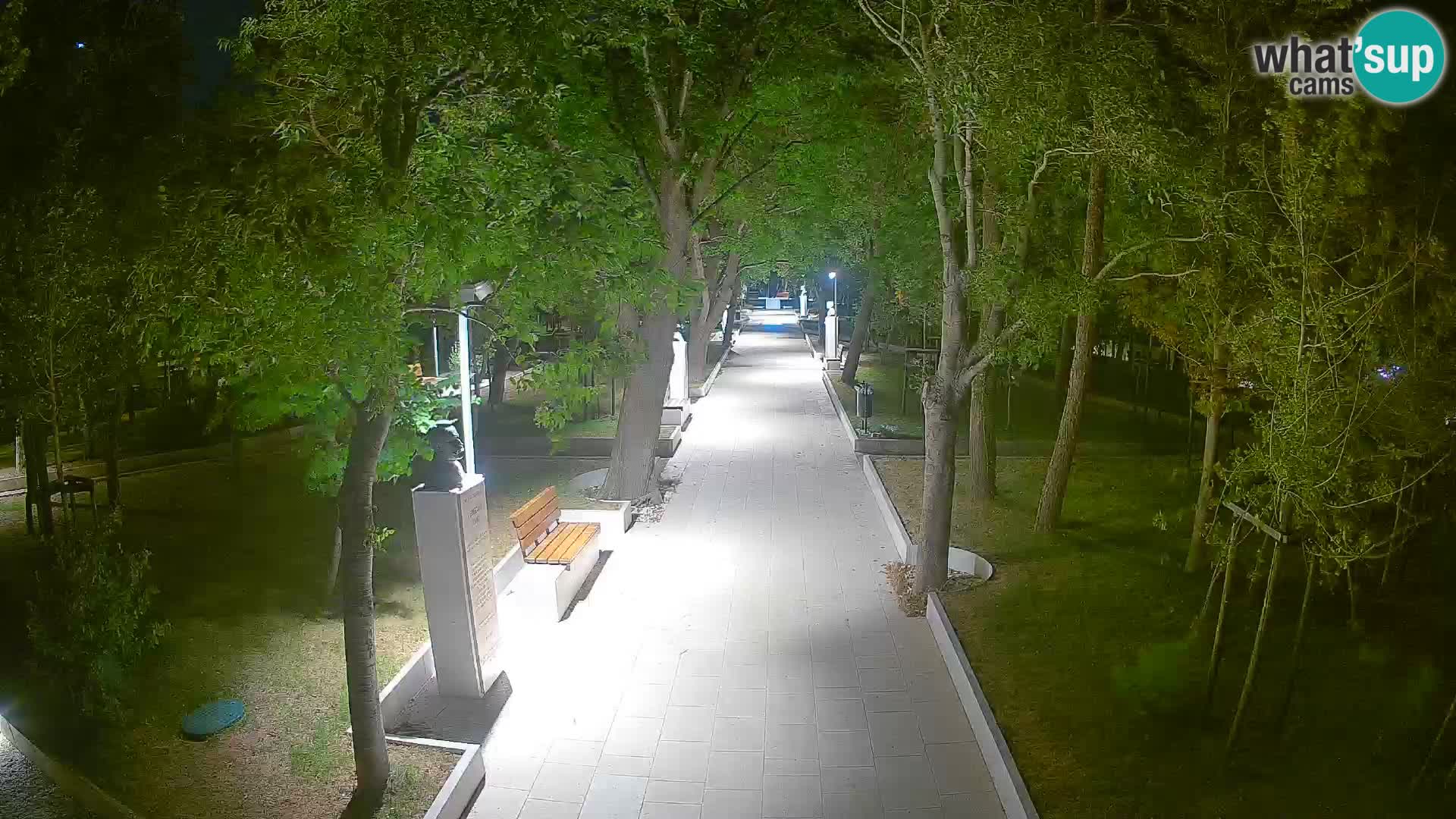 Writers’ Park Webcam Senj – Live by the Sea