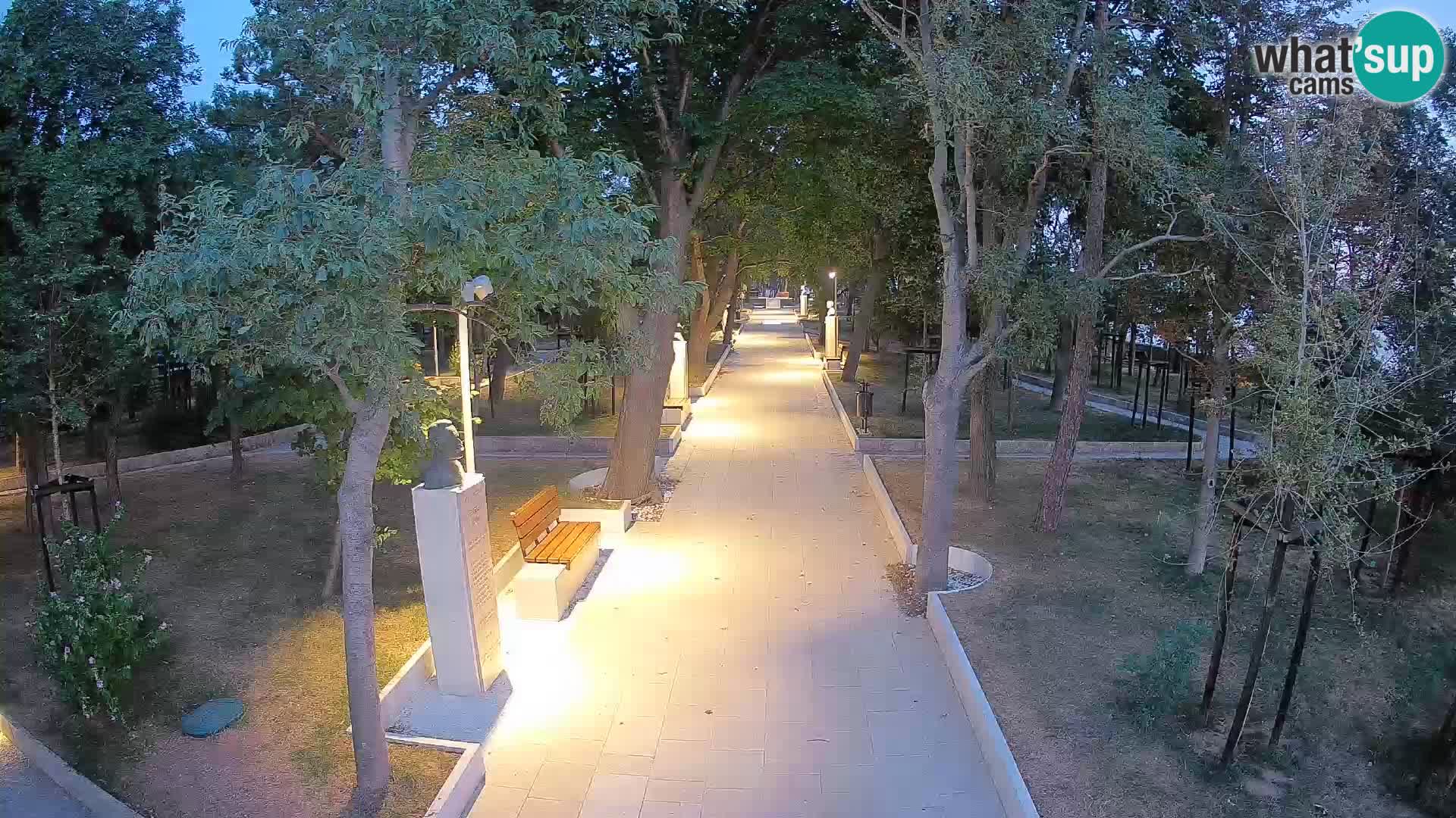 Writers’ Park Webcam Senj – Live by the Sea