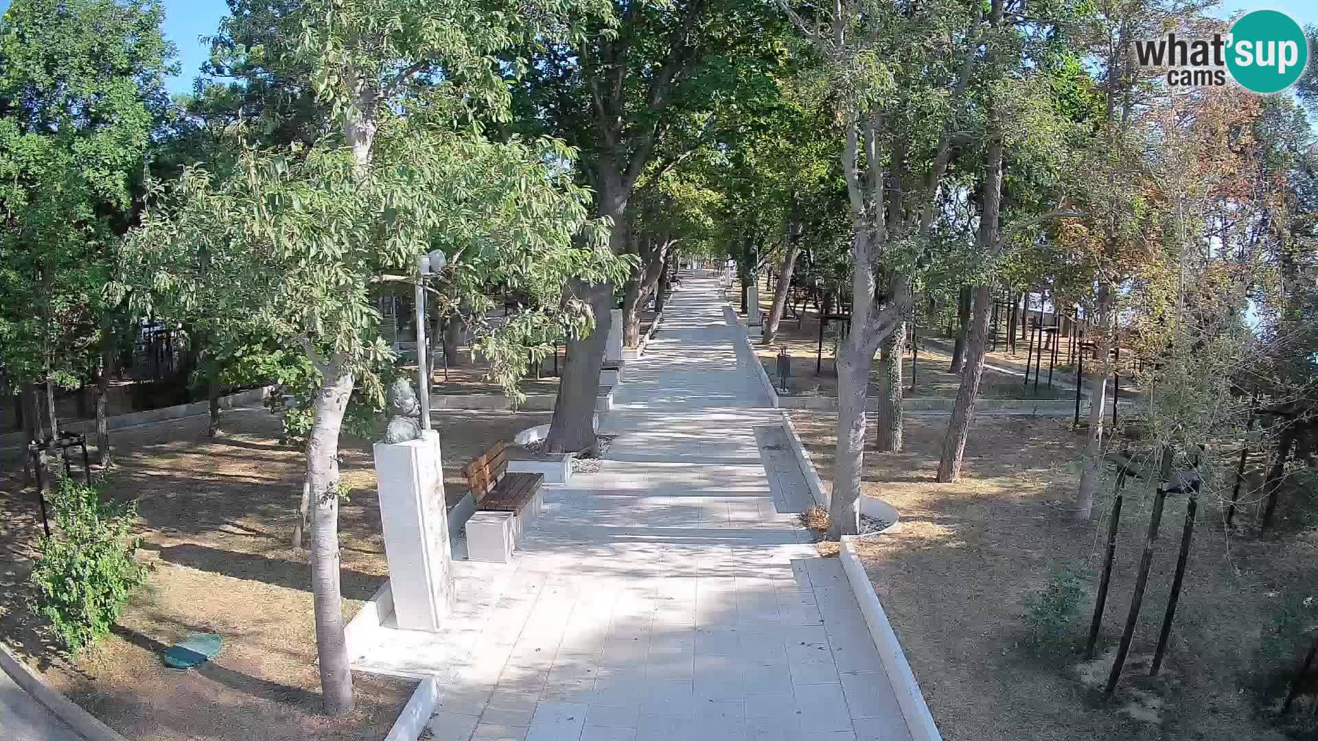 Writers’ Park Webcam Senj – Live by the Sea
