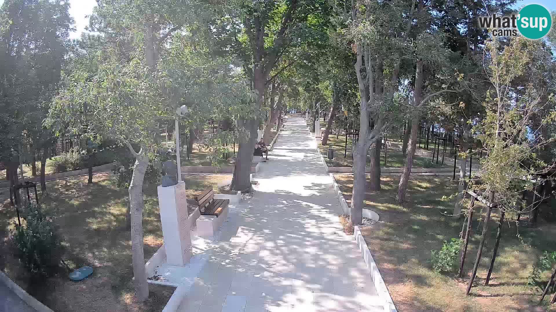Writers’ Park Webcam Senj – Live by the Sea