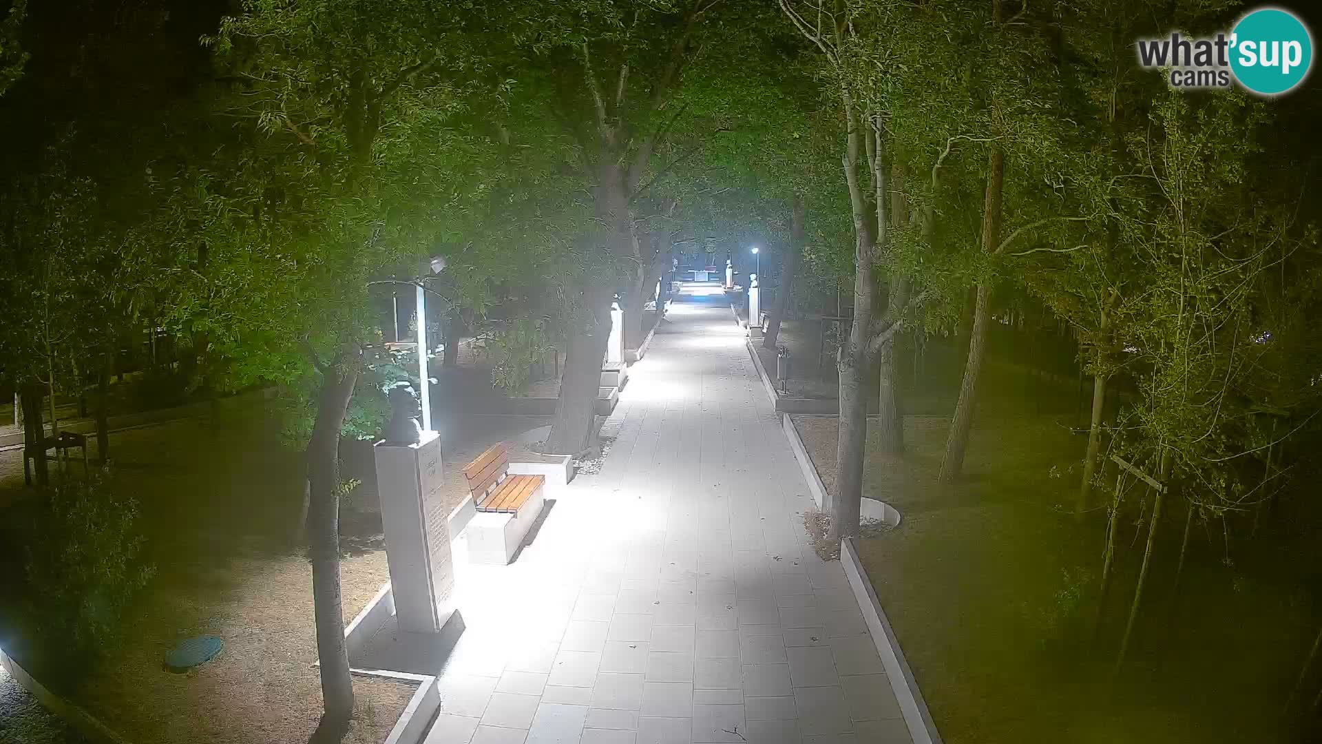 Writers’ Park Webcam Senj – Live by the Sea