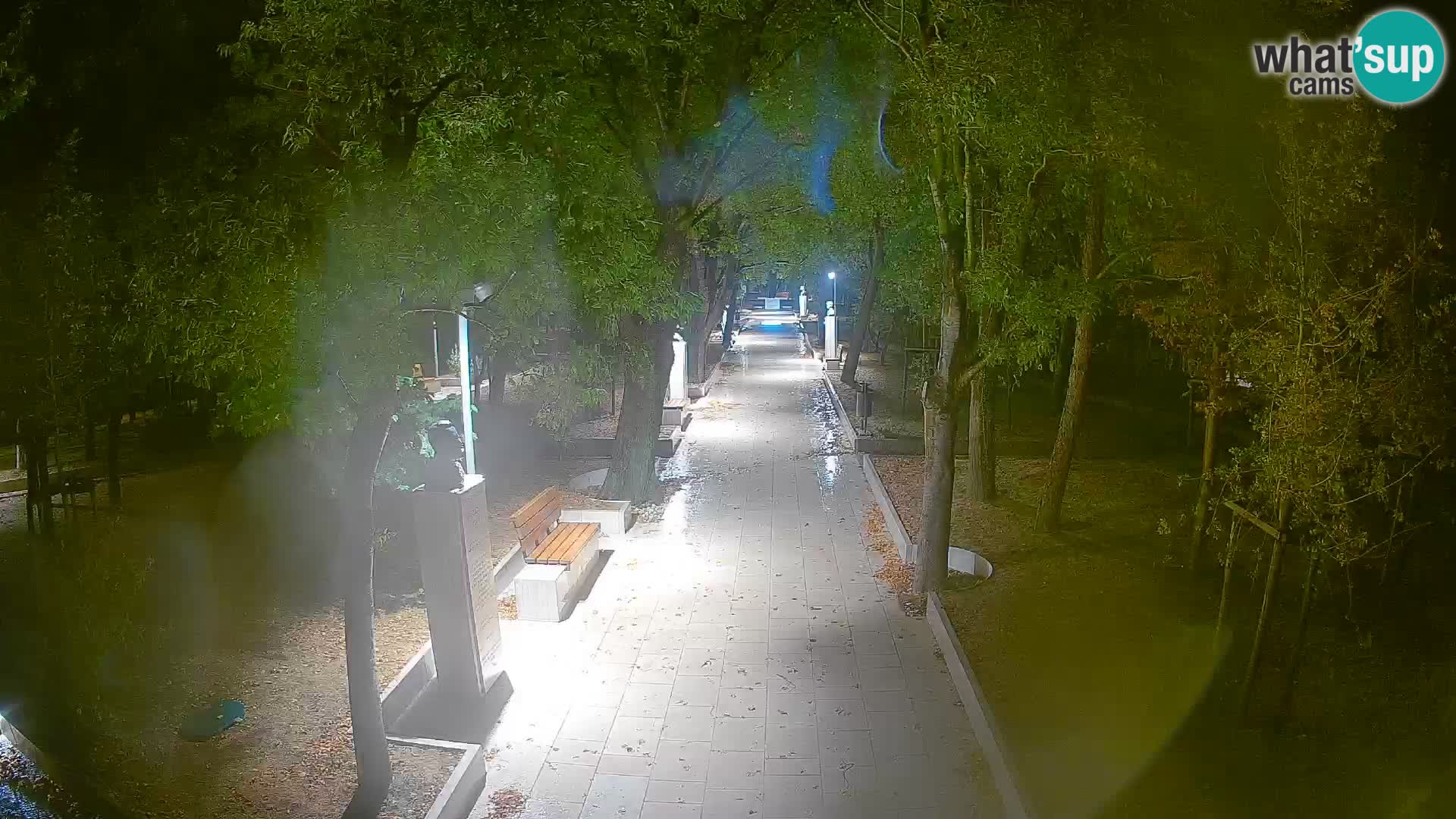 Writers’ Park Webcam Senj – Live by the Sea