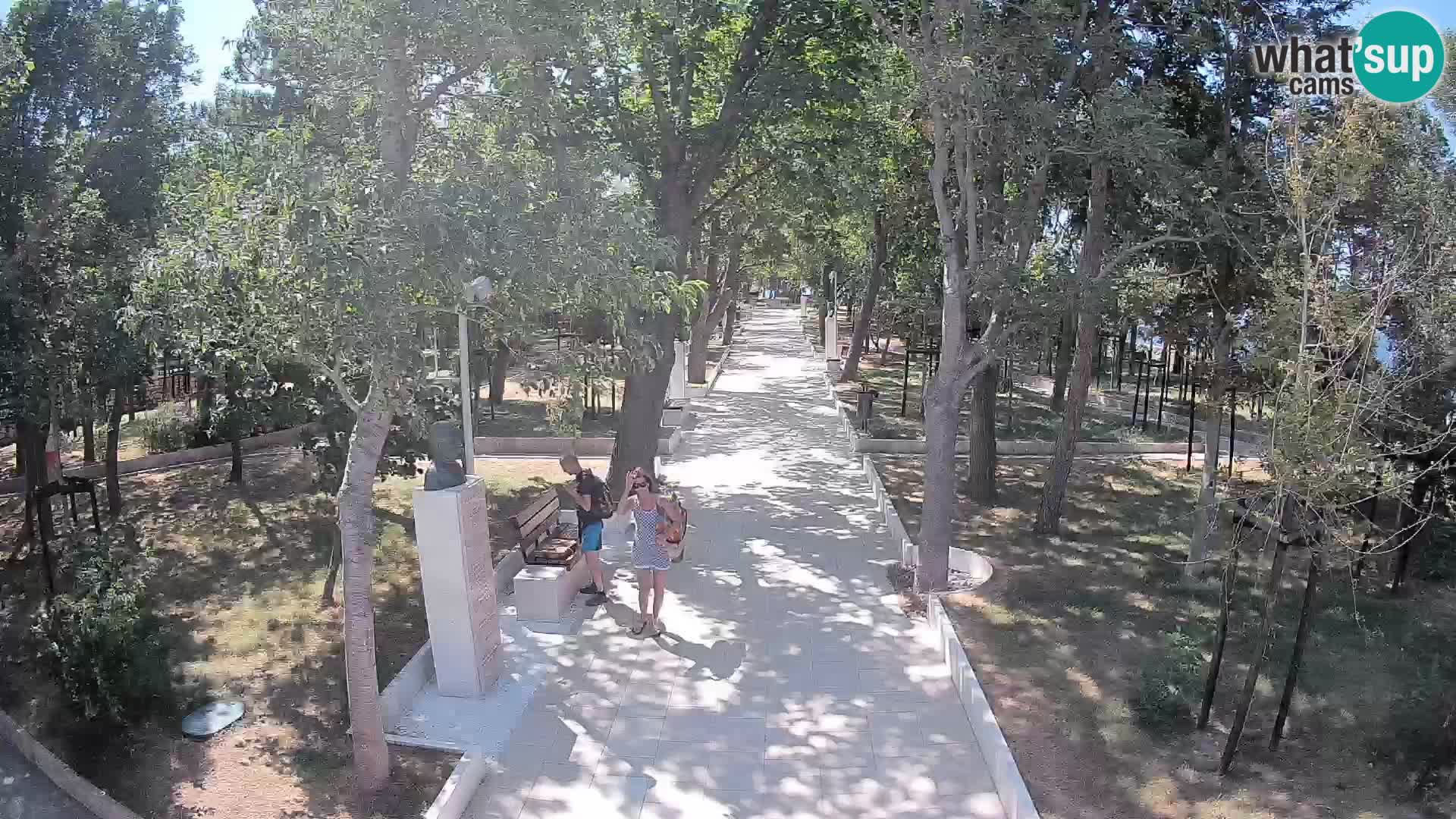 Writers’ Park Webcam Senj – Live by the Sea