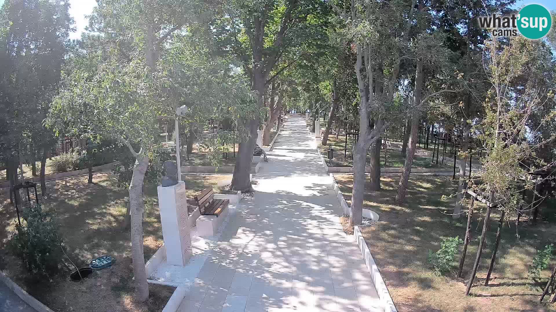 Webcam Schriftstellerpark Senj – Live am Meer