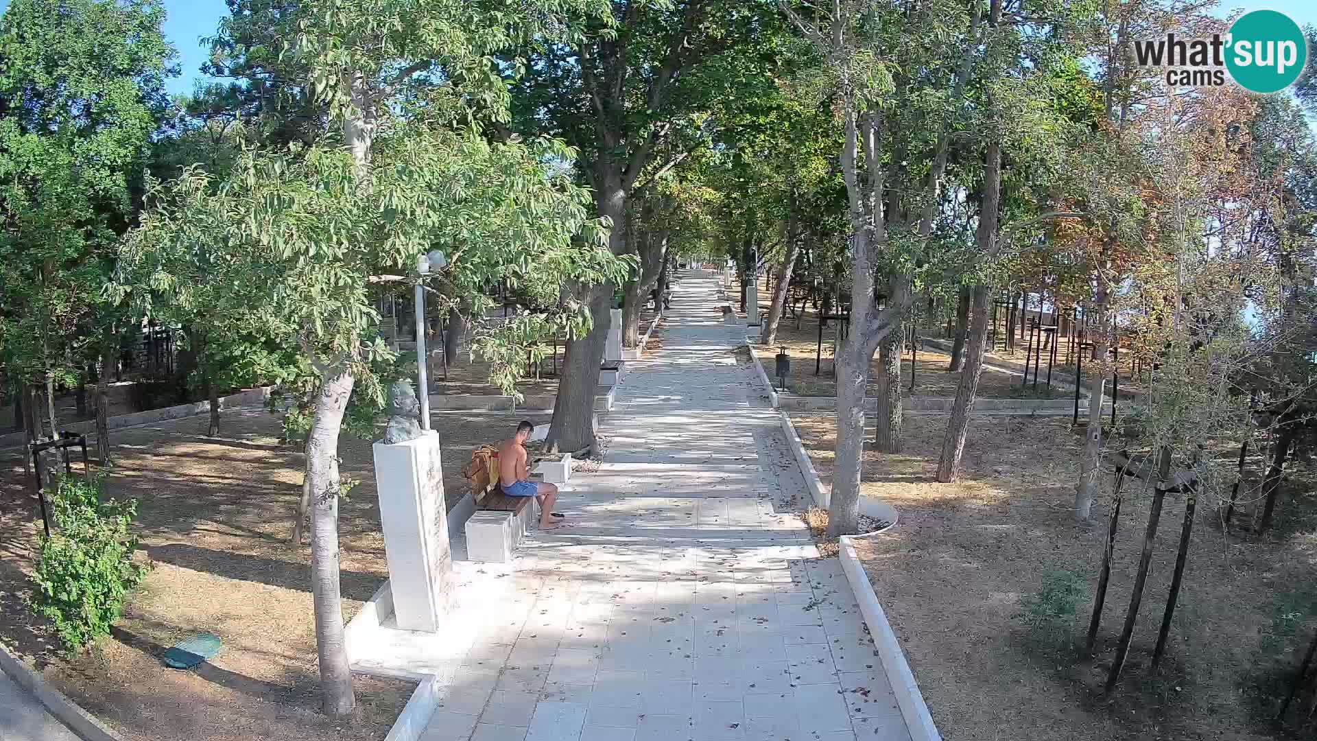 Writers’ Park Webcam Senj – Live by the Sea