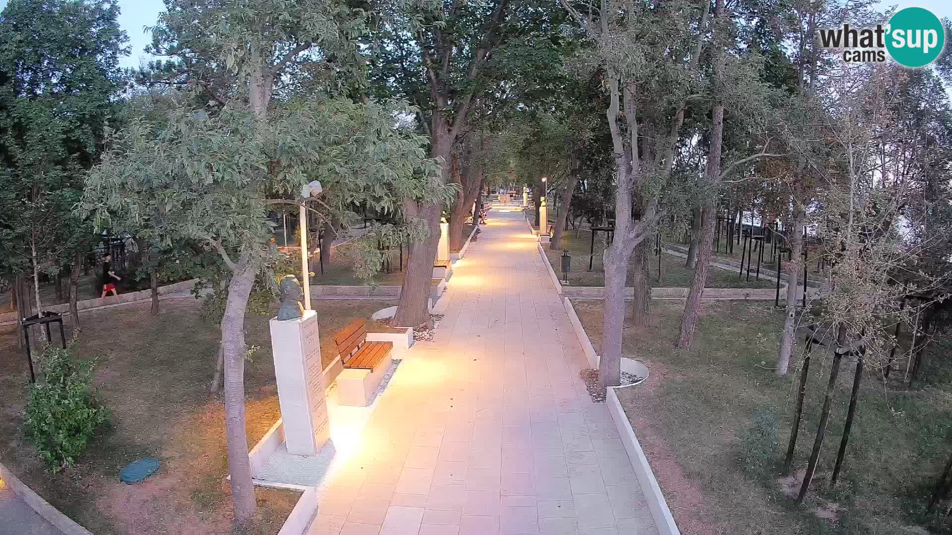 Writers’ Park Webcam Senj – Live by the Sea