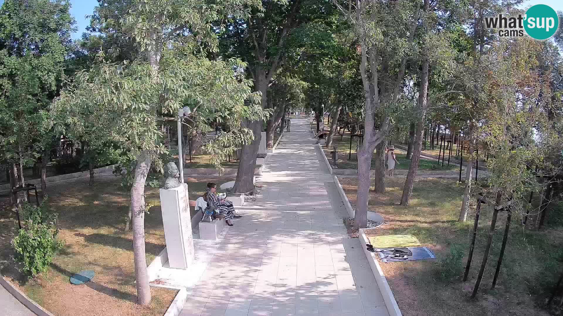 Writers’ Park Webcam Senj – Live by the Sea