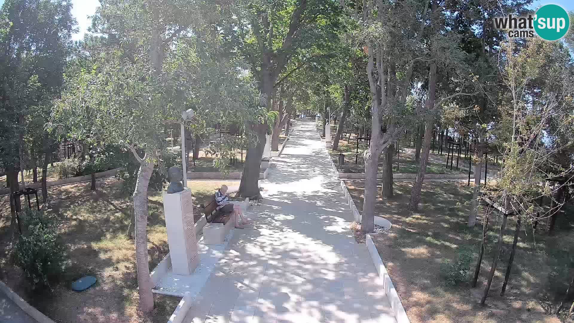 Writers’ Park Webcam Senj – Live by the Sea