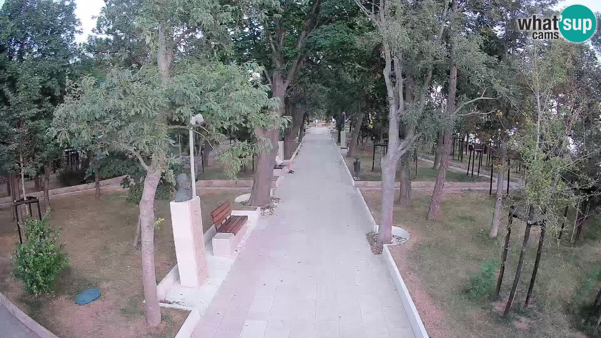 Writers’ Park Webcam Senj – Live by the Sea
