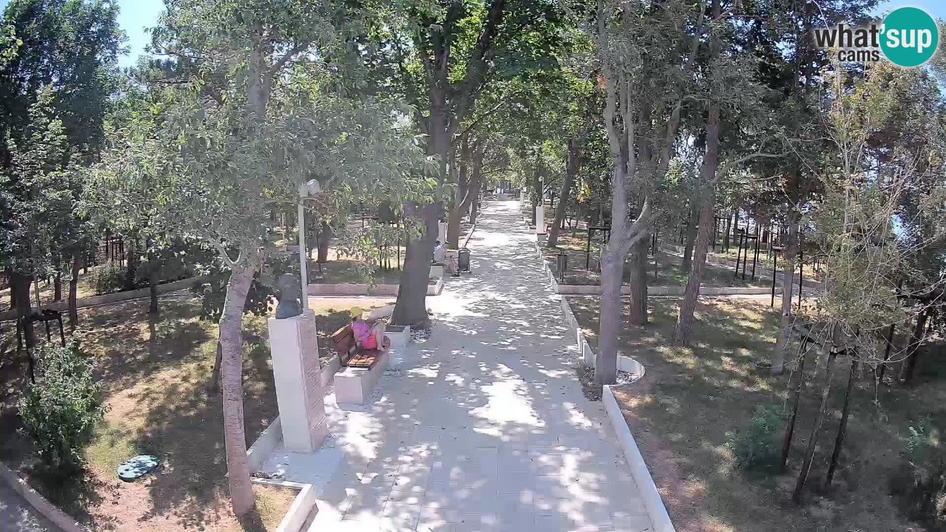 Writers’ Park Webcam Senj – Live by the Sea