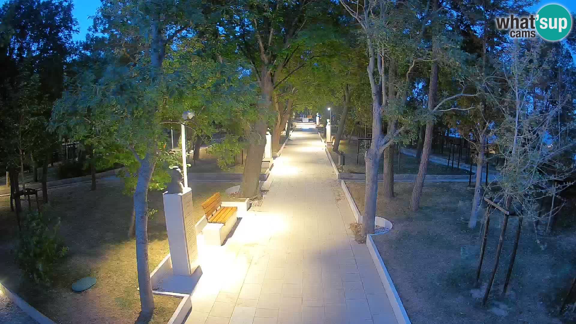 Writers’ Park Webcam Senj – Live by the Sea