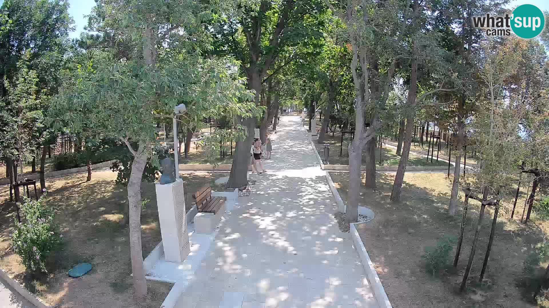 Writers’ Park Webcam Senj – Live by the Sea