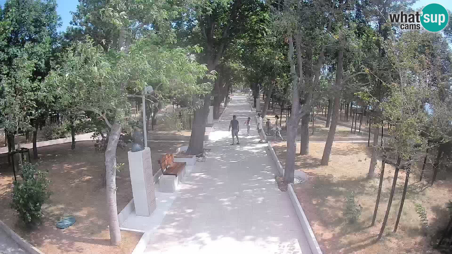 Writers’ Park Webcam Senj – Live by the Sea