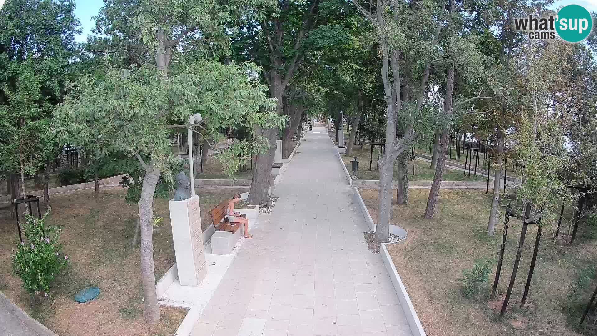 Writers’ Park Webcam Senj – Live by the Sea