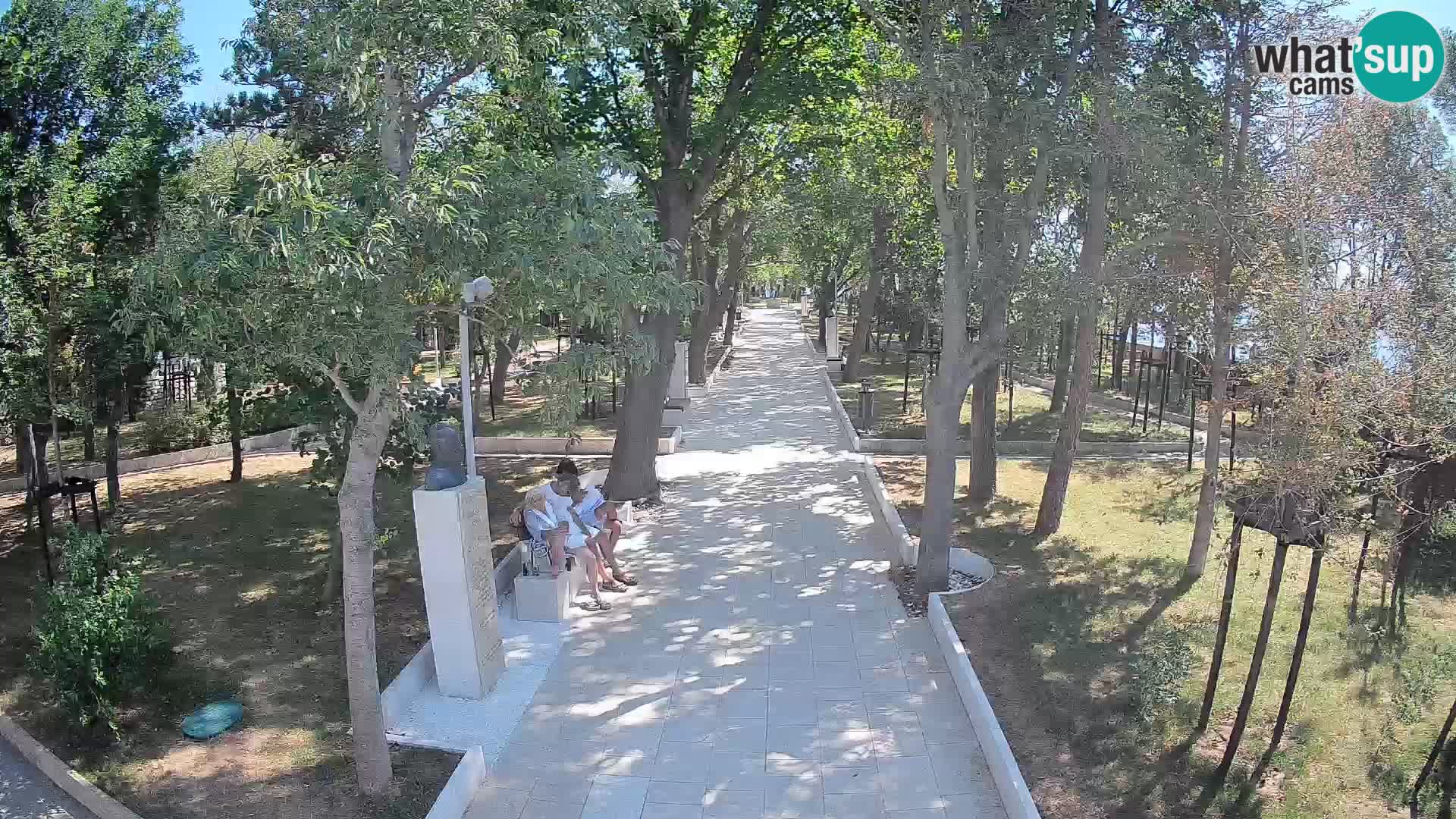 Writers’ Park Webcam Senj – Live by the Sea