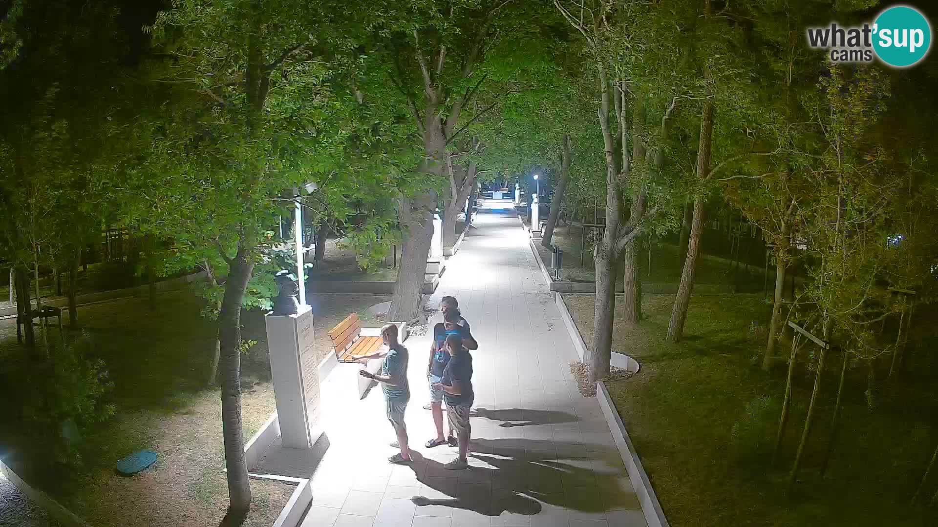 Writers’ Park Webcam Senj – Live by the Sea