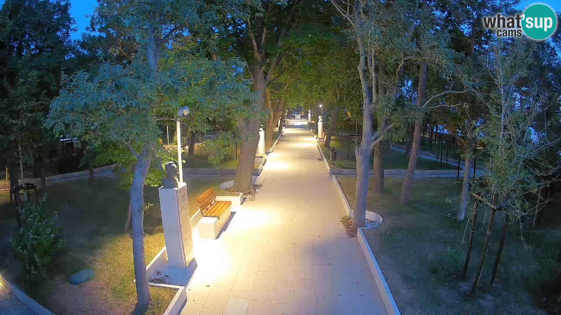 Writers’ Park Webcam Senj – Live by the Sea