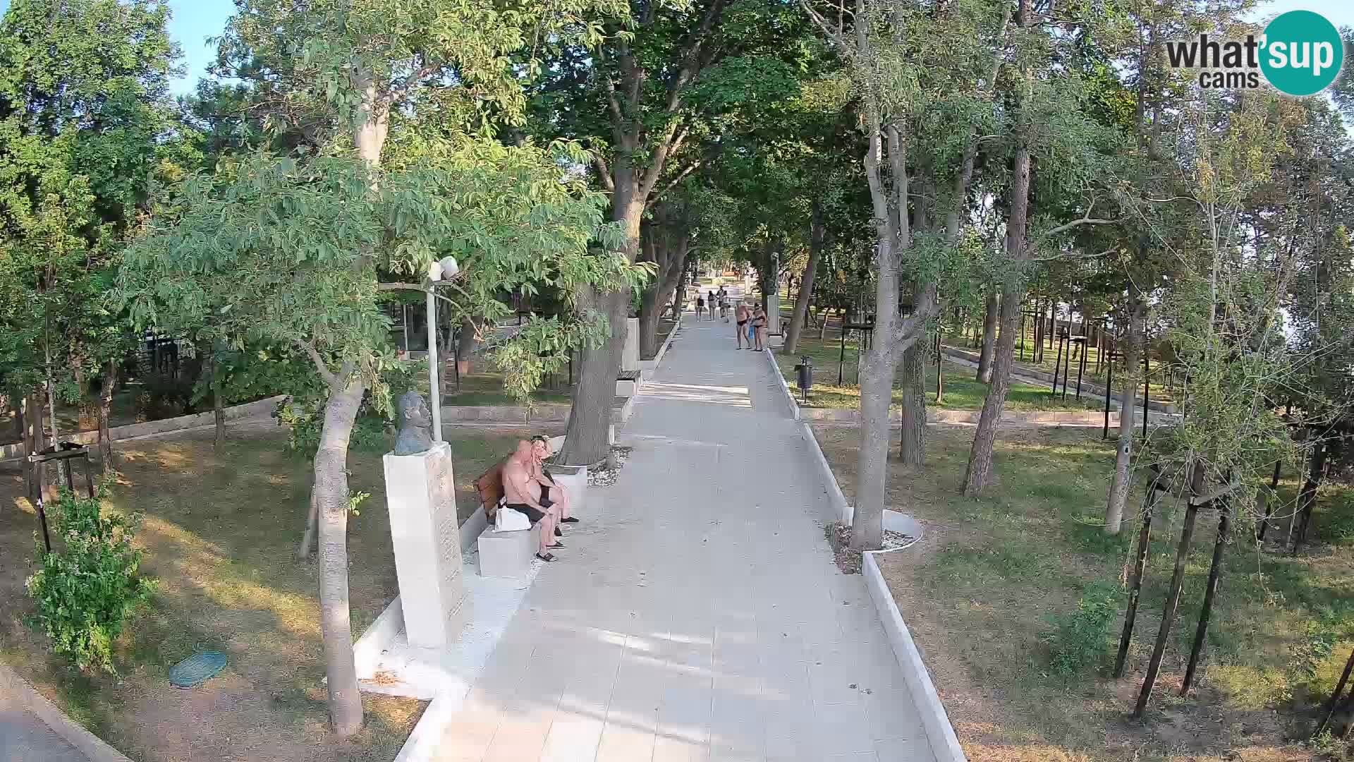 Writers’ Park Webcam Senj – Live by the Sea