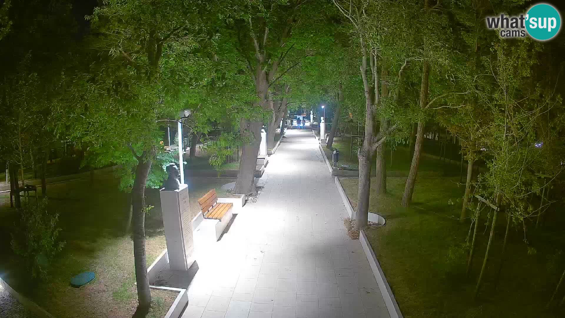 Webcam Schriftstellerpark Senj – Live am Meer