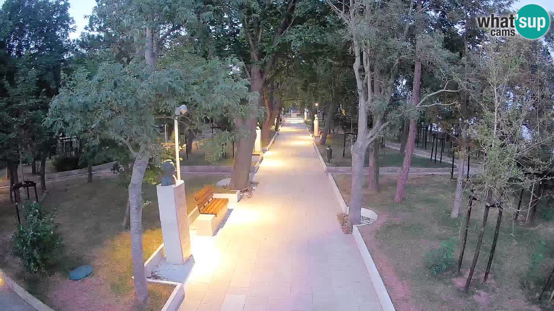 Webcam Schriftstellerpark Senj – Live am Meer