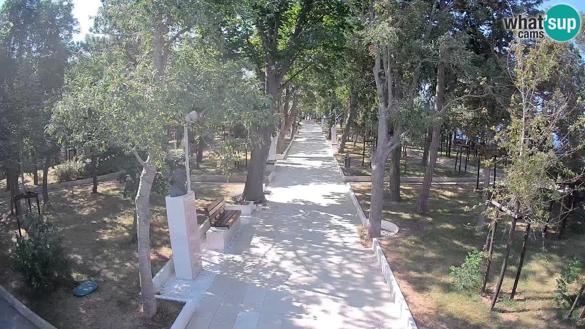 Webcam Schriftstellerpark Senj – Live am Meer