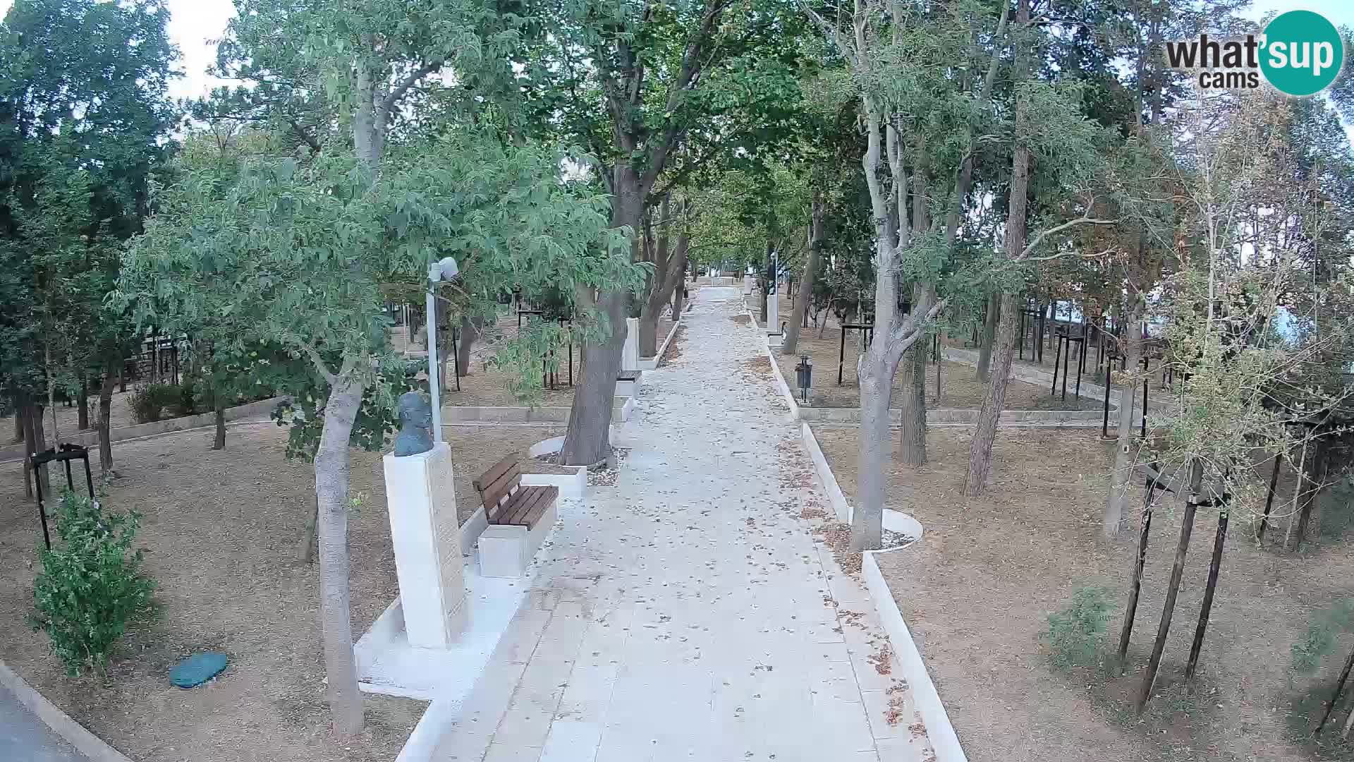 Writers’ Park Webcam Senj – Live by the Sea