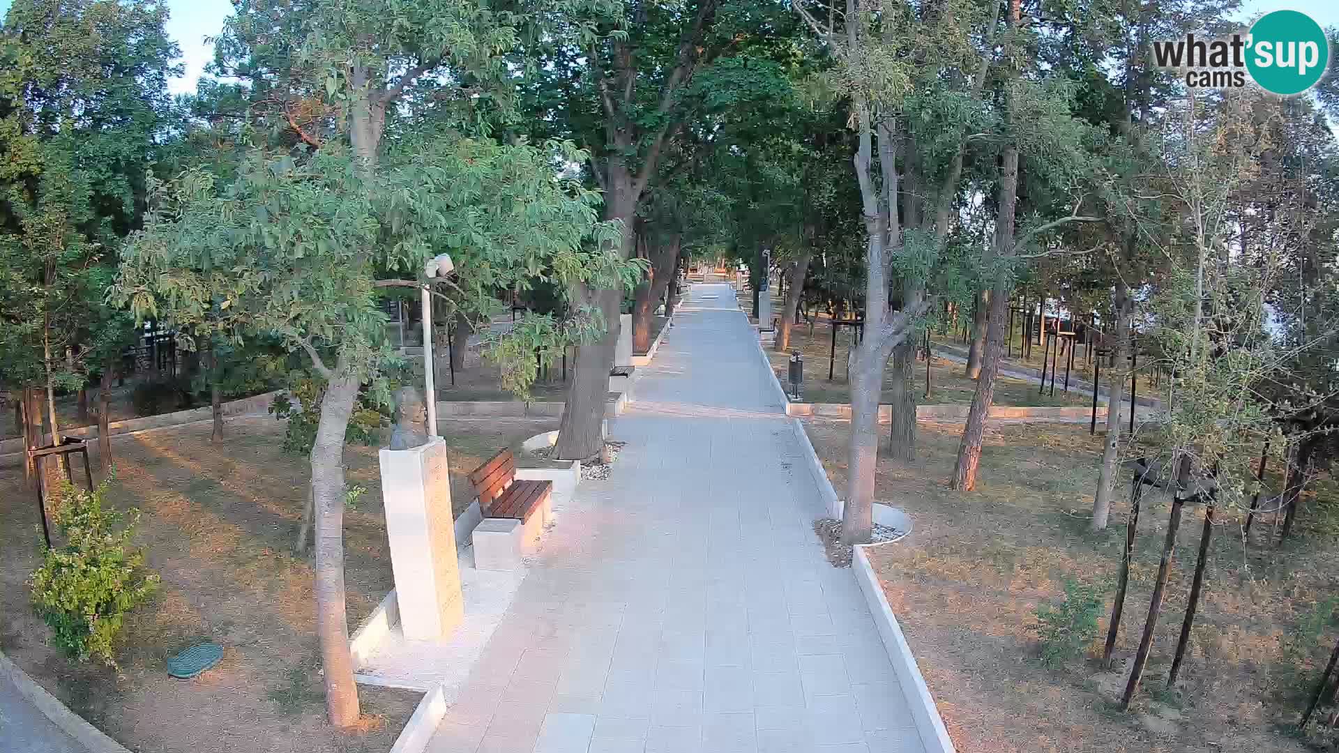 Writers’ Park Webcam Senj – Live by the Sea