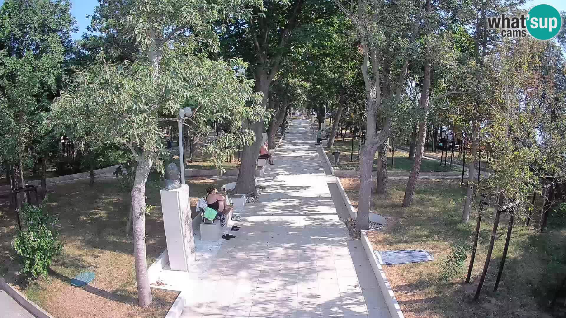 Webcam Schriftstellerpark Senj – Live am Meer
