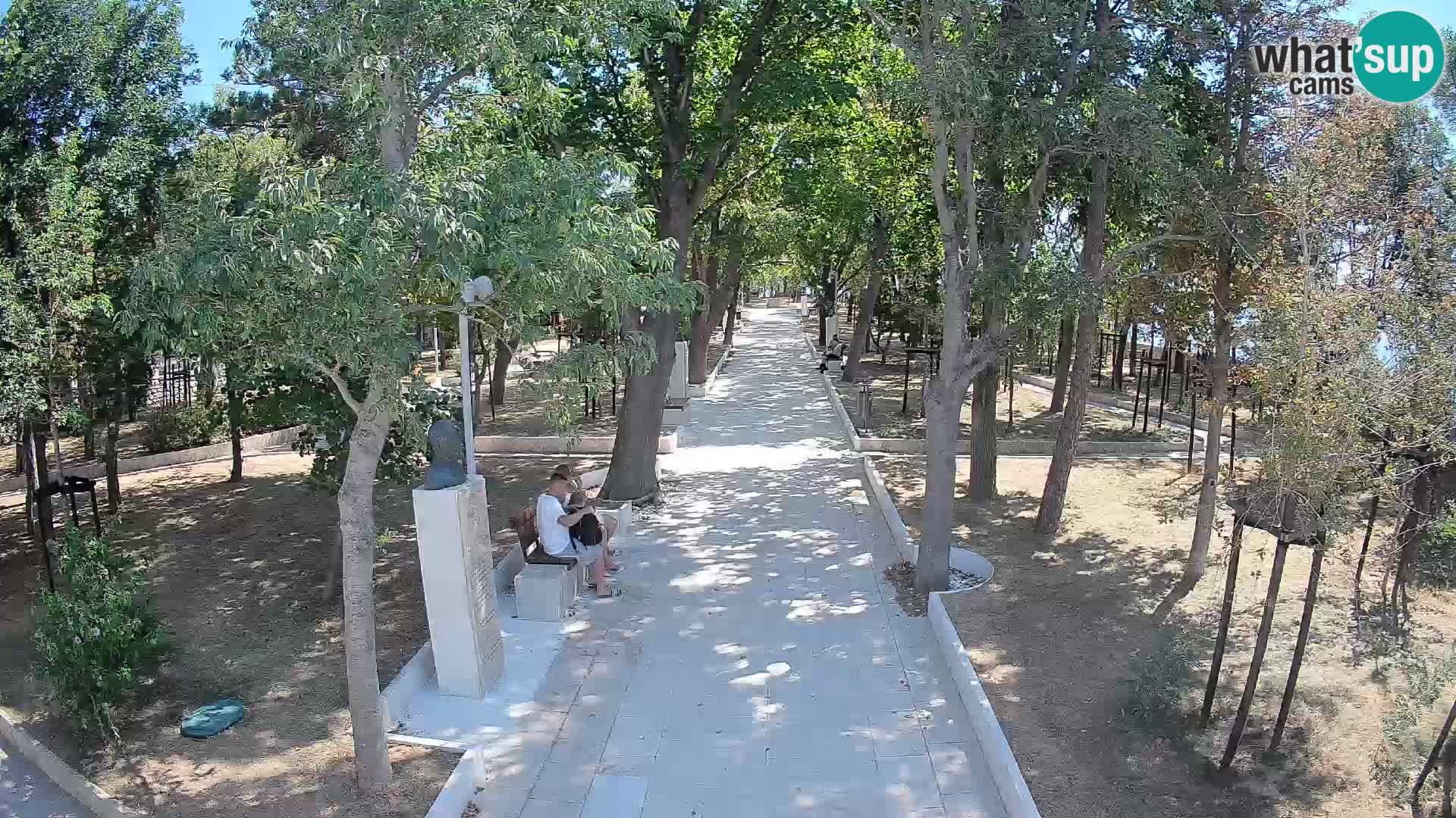 Webcam Schriftstellerpark Senj – Live am Meer