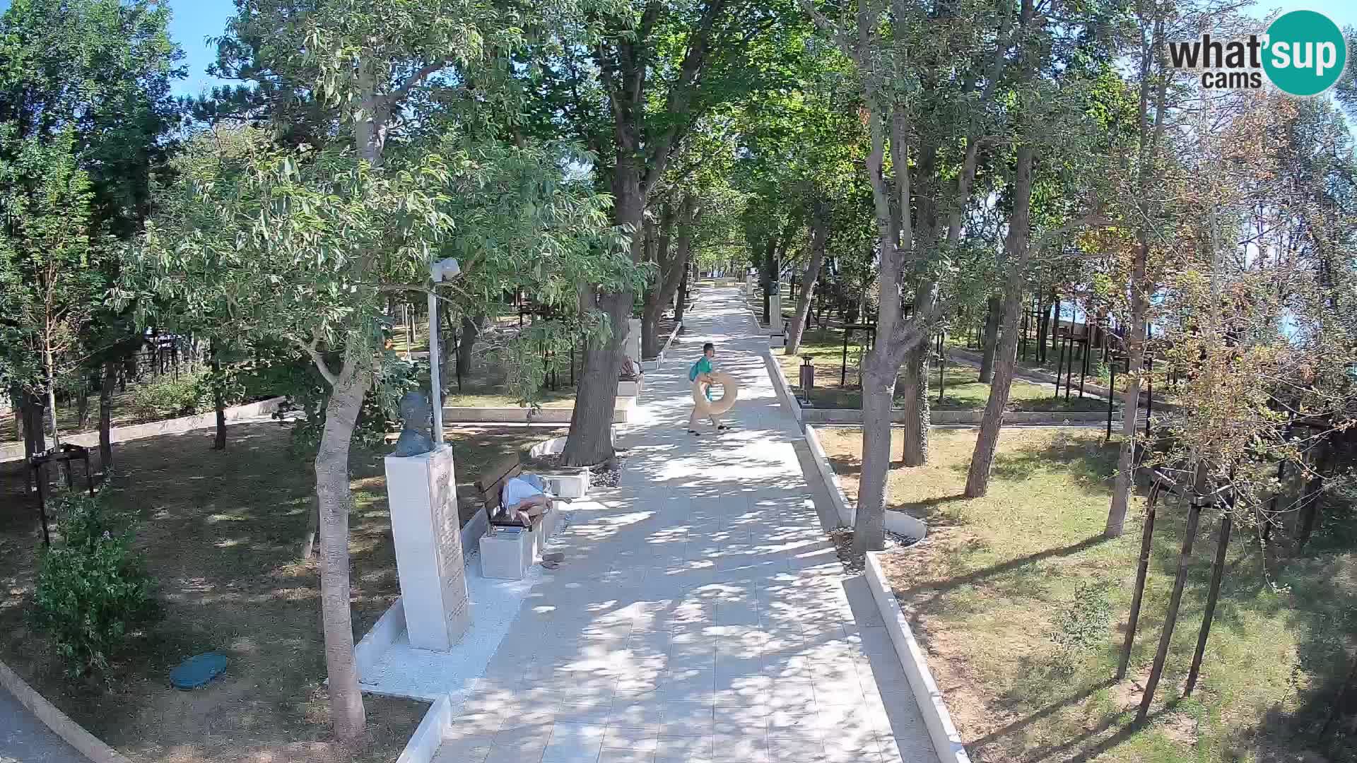 Writers’ Park Webcam Senj – Live by the Sea
