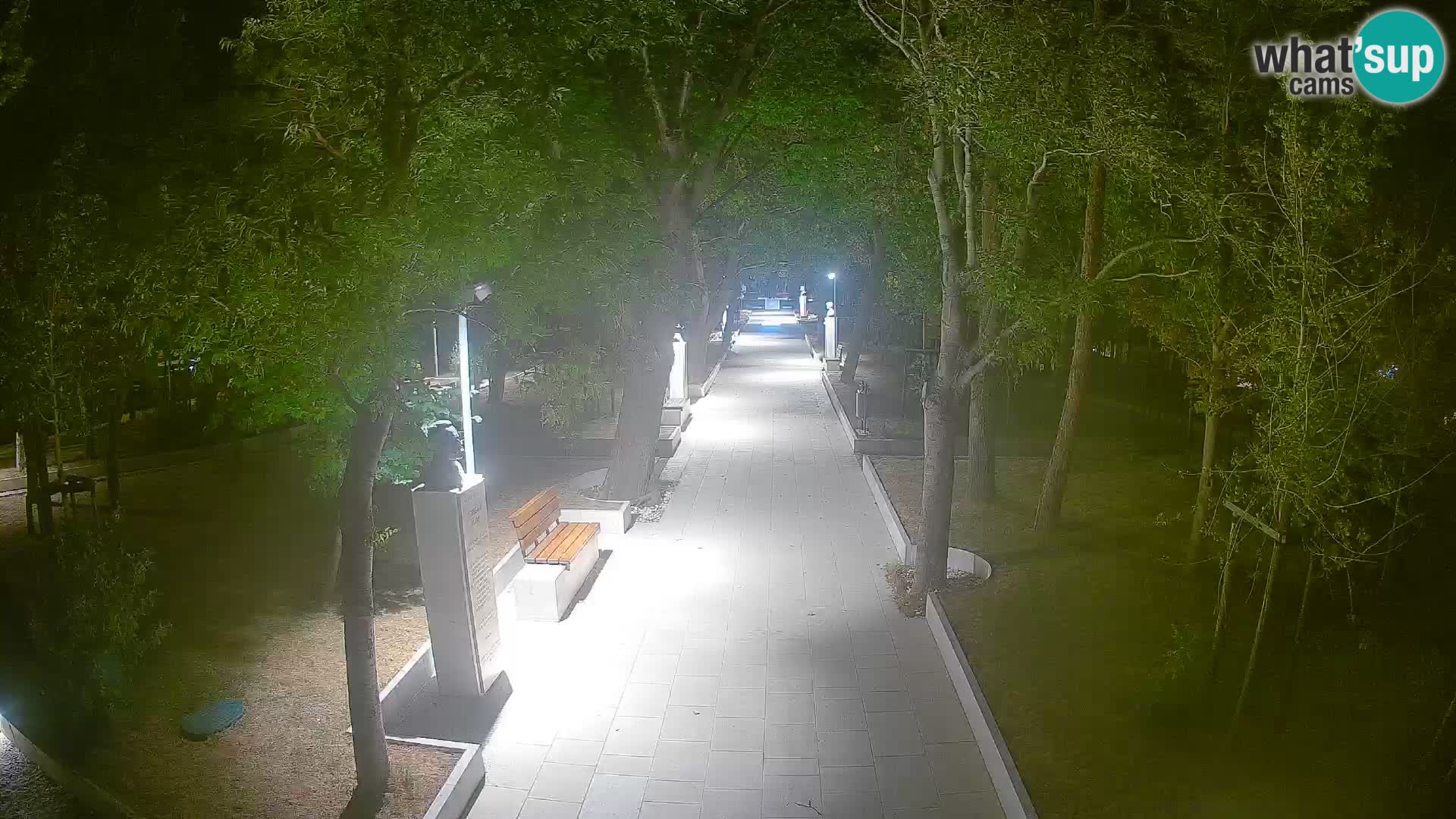 Writers’ Park Webcam Senj – Live by the Sea