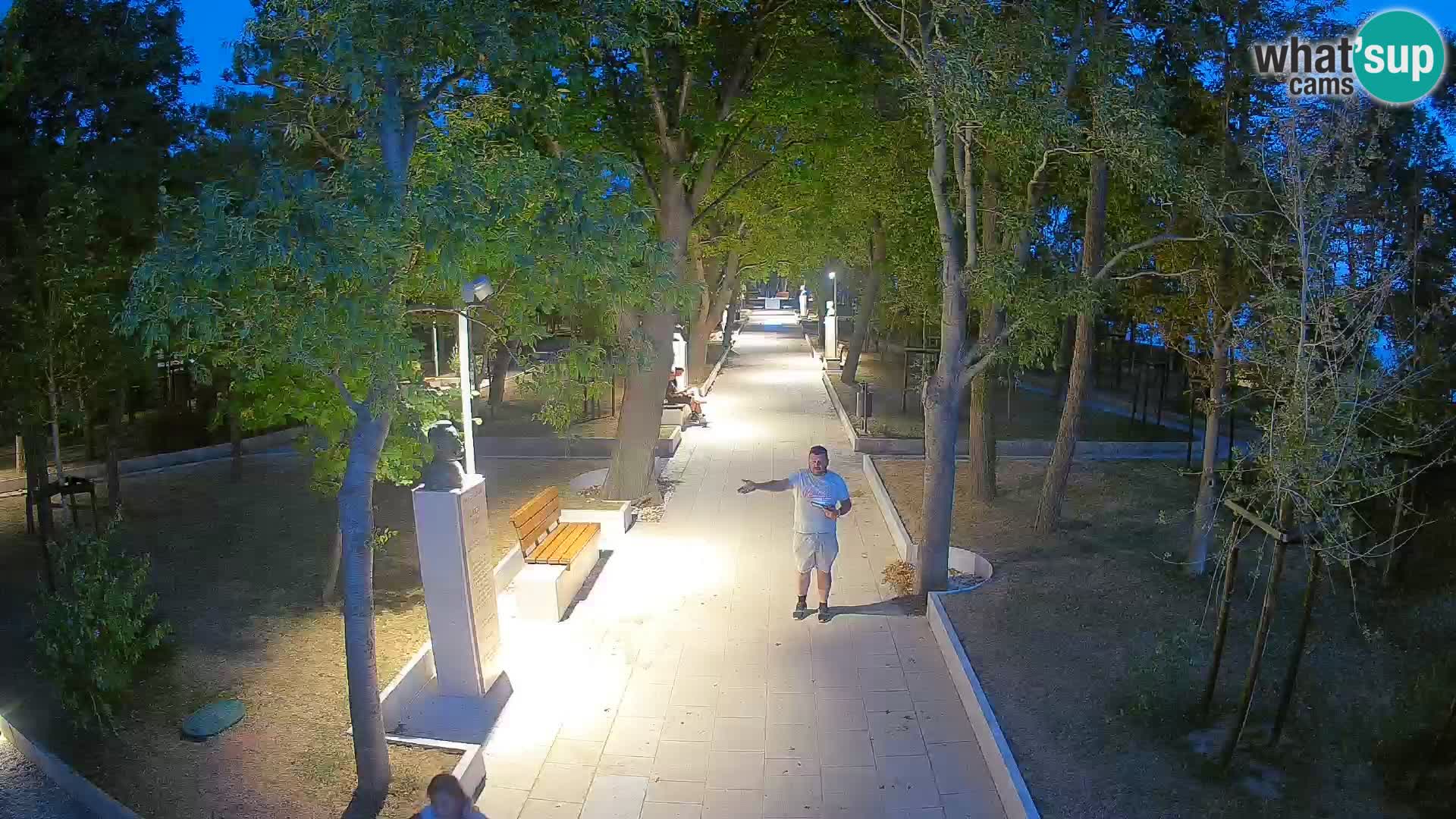 Writers’ Park Webcam Senj – Live by the Sea