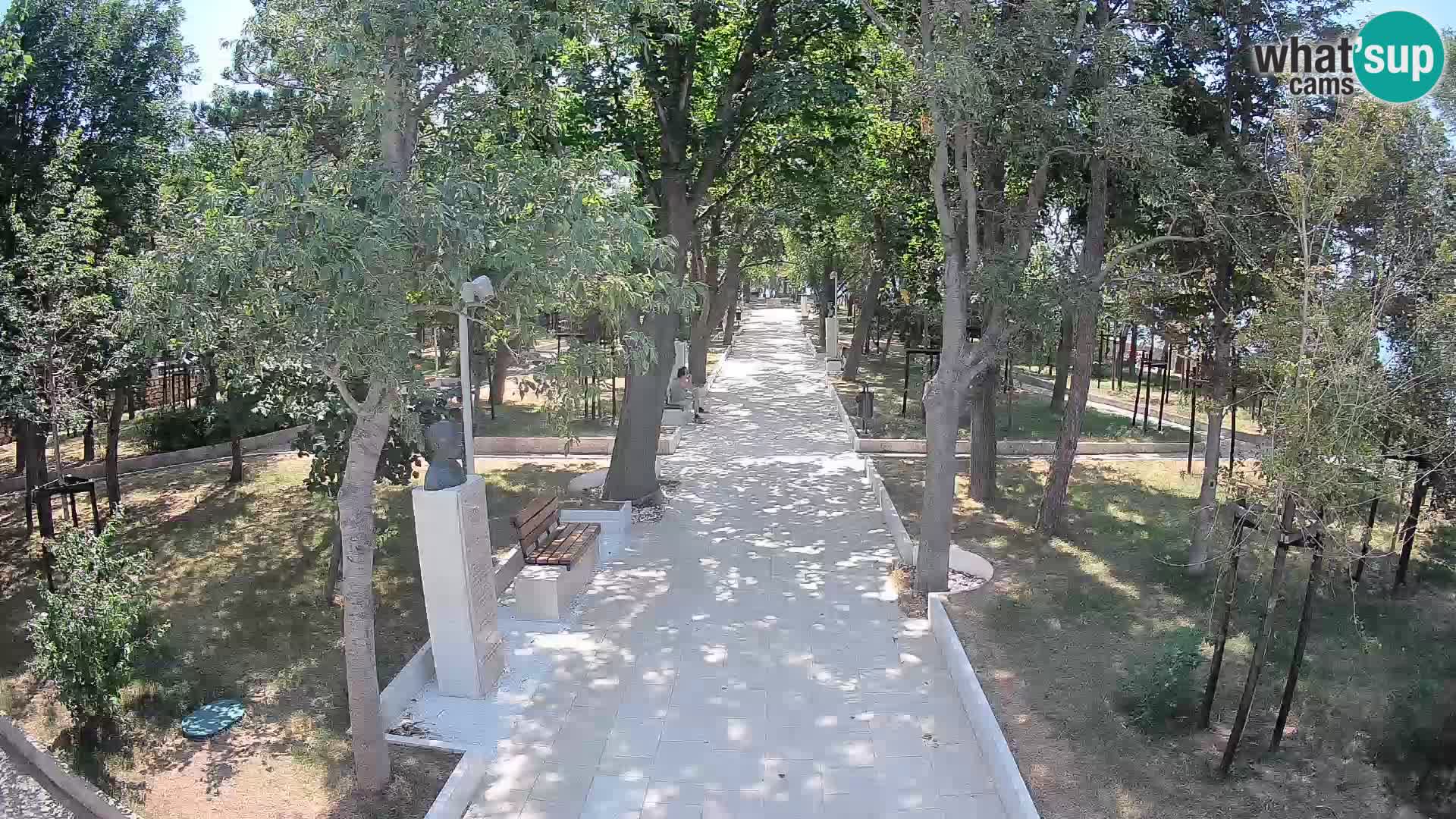 Writers’ Park Webcam Senj – Live by the Sea