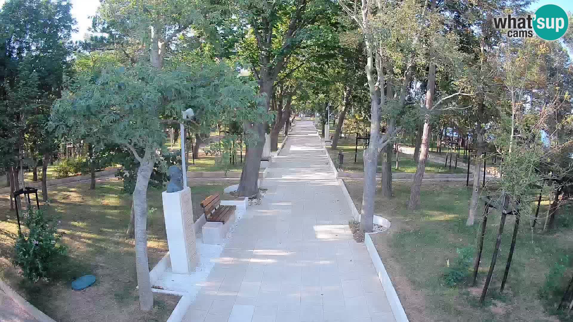 Writers’ Park Webcam Senj – Live by the Sea