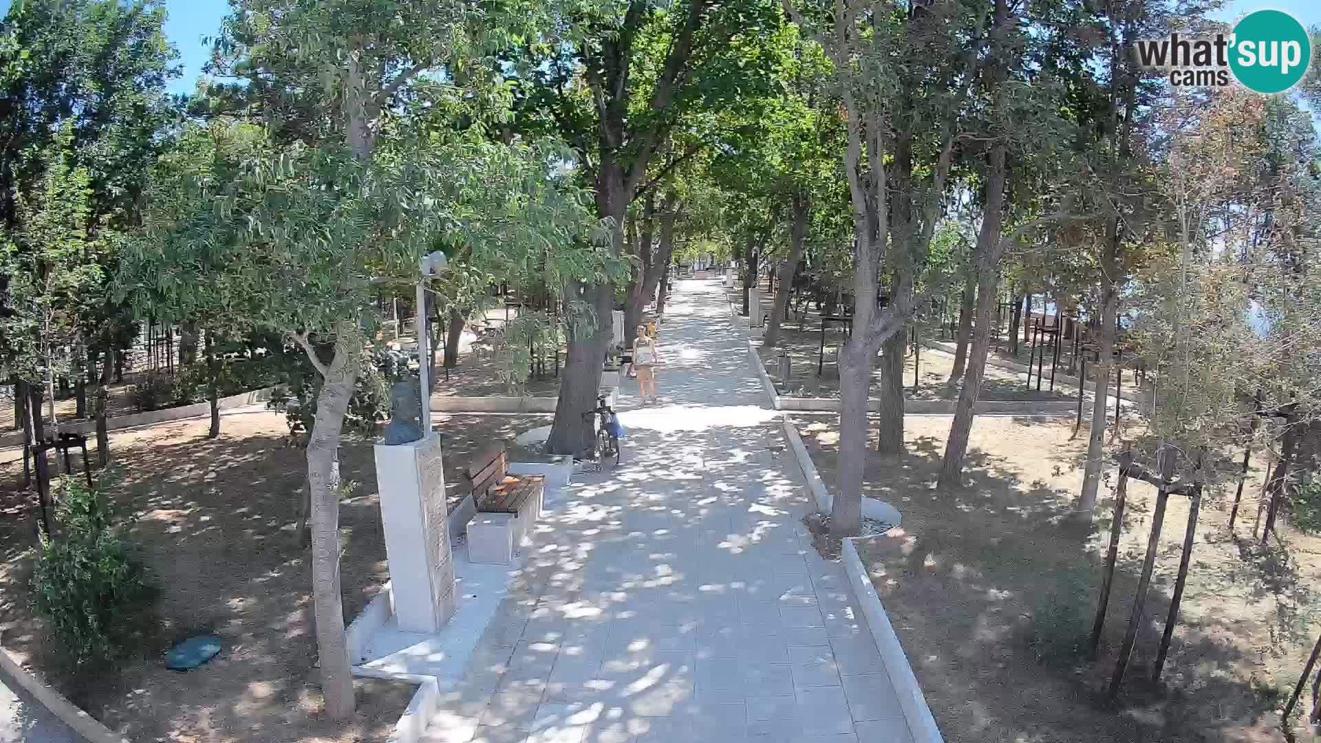 Writers’ Park Webcam Senj – Live by the Sea