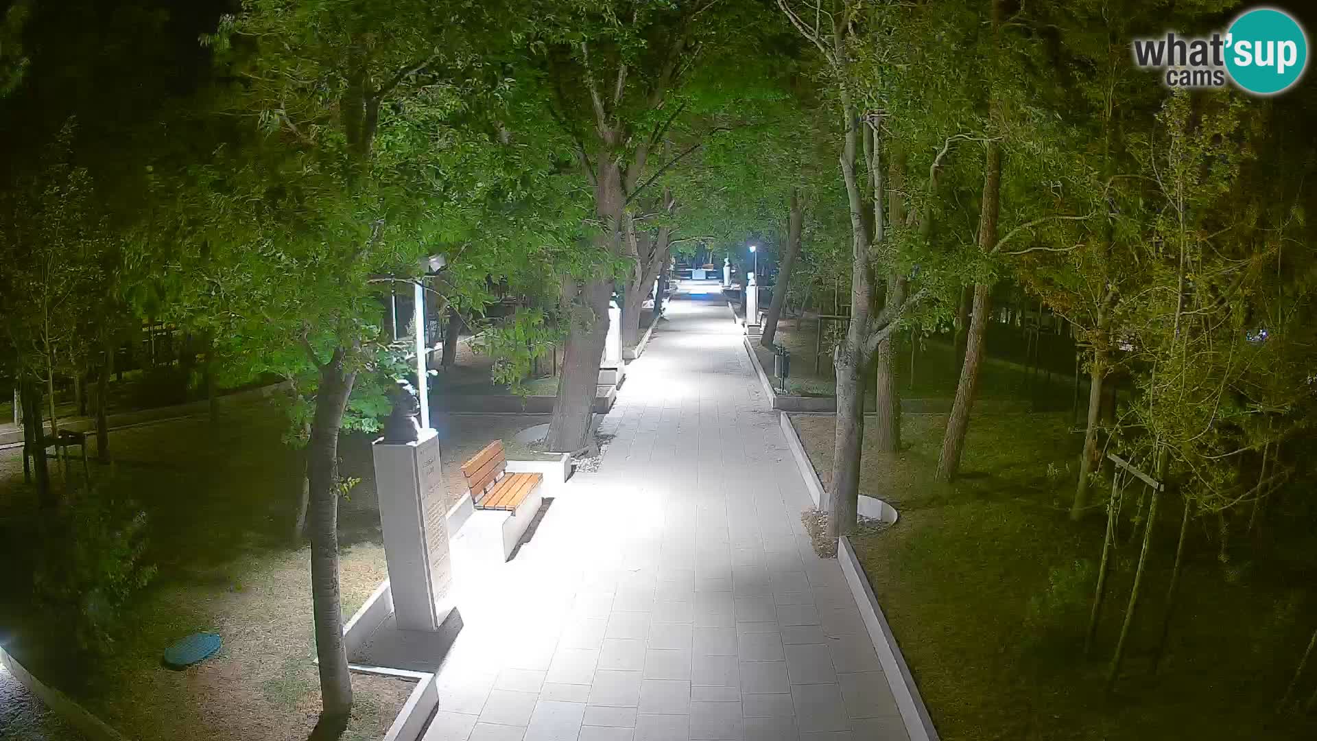 Writers’ Park Webcam Senj – Live by the Sea